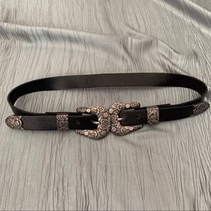 Trendy Western Double Buckle Belt